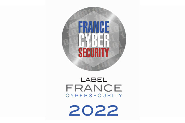 Logo Label France Cybersecurity pour lequel UBIKA a gagné un award en 2022.