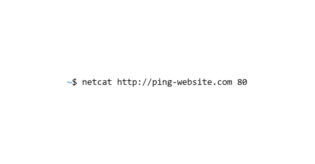 connexion avec netcat