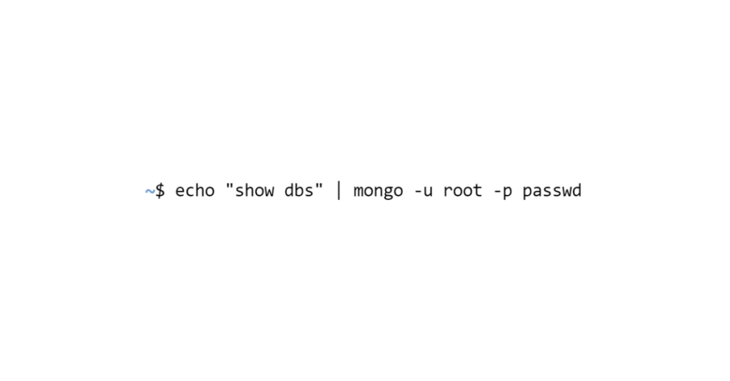 commande affichage base de données MongoDB